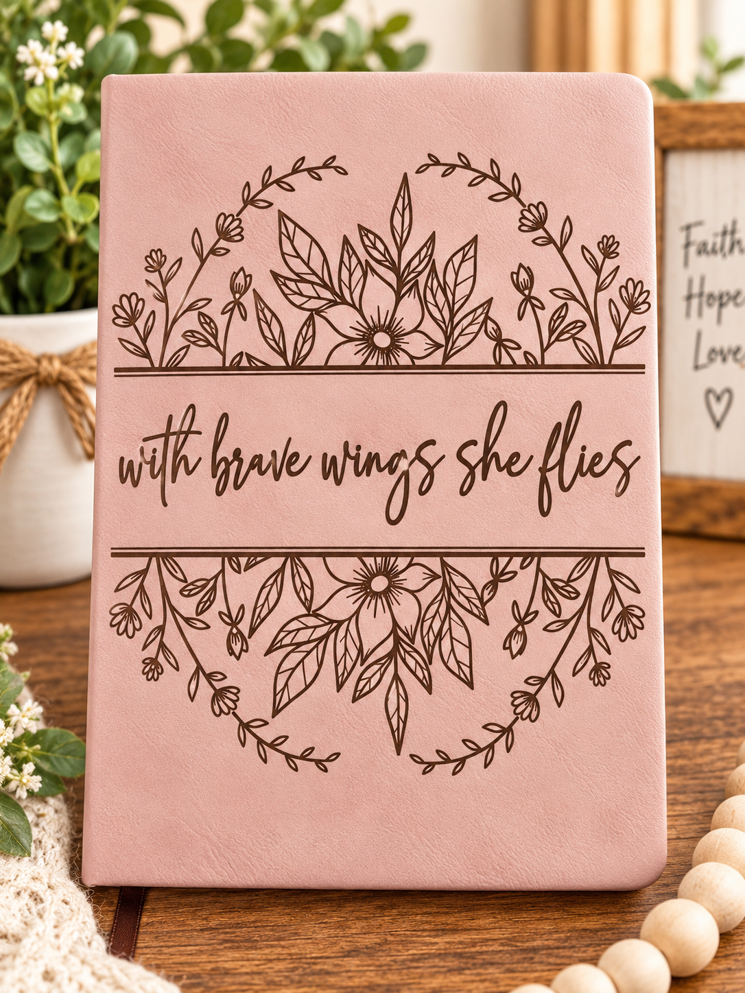 Faith-Inspired Engraved Journal