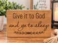 Give it to God