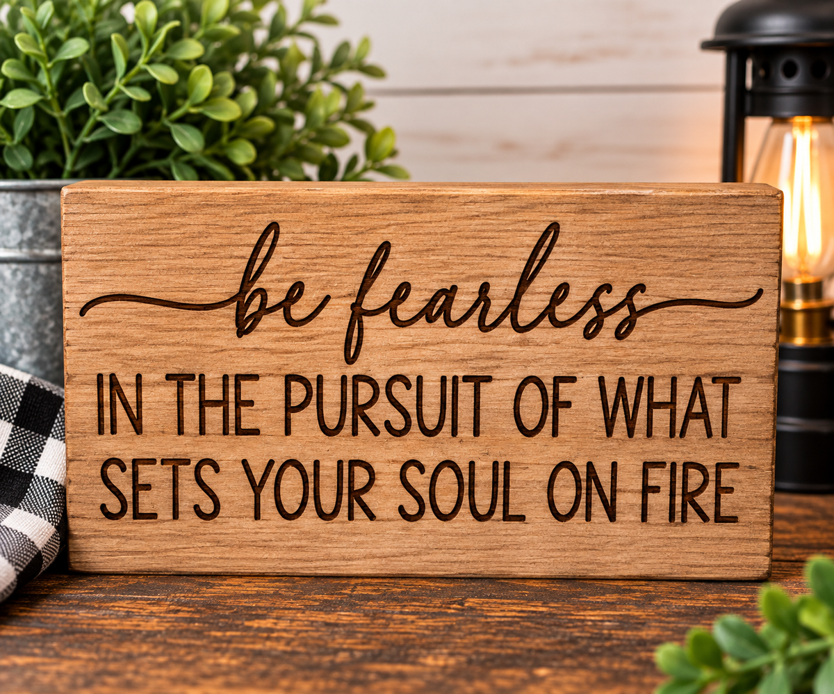 Be fearless