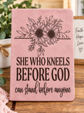 Faith-Inspired Engraved Journal
