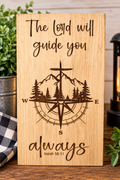 The Lord will guide you always.