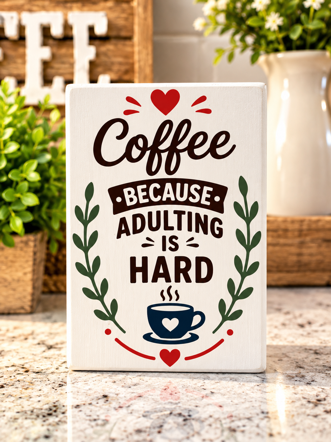 Coffee because adulting is hard
